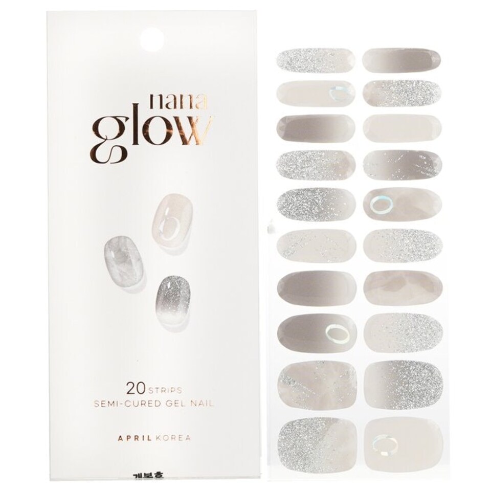 image 1 of Nanaglow Nail Sticker - # Gn16 - 20pcs Multi