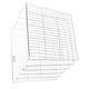 image 6 of SPARES2GO Universal Zinc Coated Terminal Guard Square Deep Boiler Flue Cage (11'' x 10'' x 10.5'')