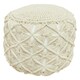 image 2 of Interiors by Premier West Village Pouffe Brown