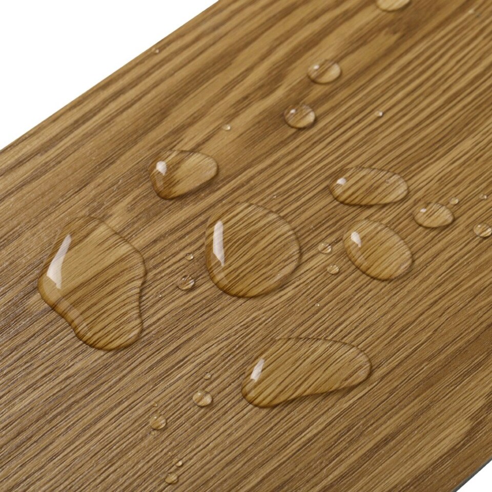 image 1 of Living and Home PVC Country Style Wood Effect Flooring Plank 36 Pcs - Brown | Brown