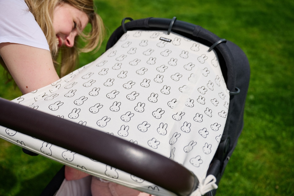 image 1 of Dooky Universal Pram Cover – UPF 50+ Sun Shade for Prams, Pushchairs, Buggies & Car Seats