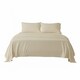 image 1 of Flannelette Cotton Duvet Cover Set Soft Brushed Warm Bedding Set | Cream | King