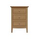 image 8 of Newark Ash 3 Drawer Bedside