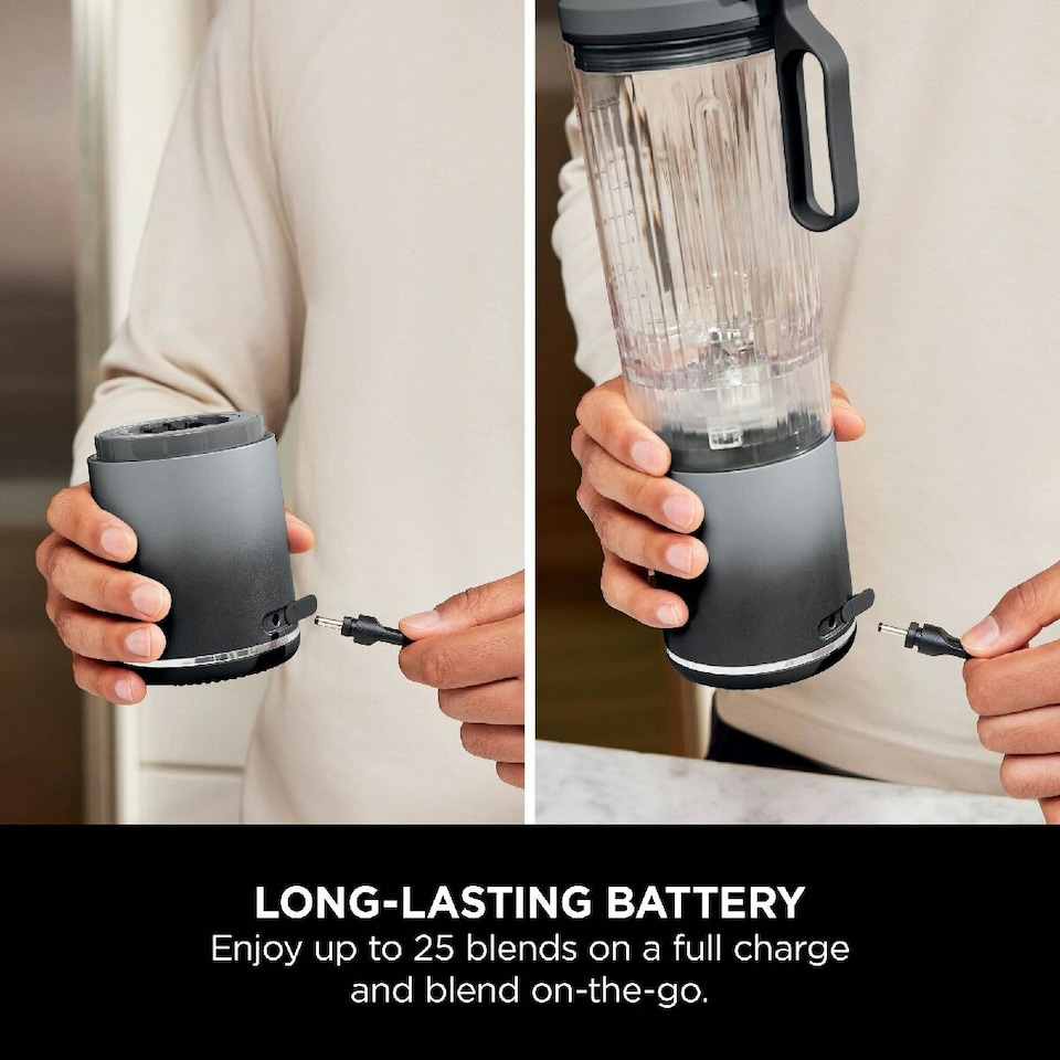 image 1 of Ninja Blast Max Portable Blender in Grey BC251UKGY Grey