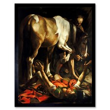 Conversion On The Way To Damascus Caravaggio Framed Wall Art Print
