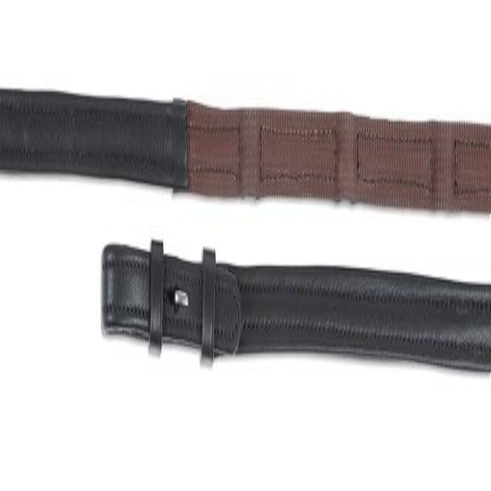 image 1 of Shires Aviemore Softy Dressage Reins Brown | Size: 61X5/8 Inch
Colour: H.Brown