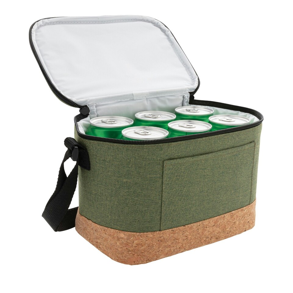 image 1 of XD Collection 6L Two Tone Cooler Bag - Green - 16.4cm x 23.5cm x 16cm Green | 16.4cm x 23.5cm x 16cm