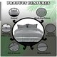 image 2 of Meander Greek Printed Duvet Cover Set Reversible Polycotton Beddings Black | Double