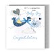 image 3 of Blue Stork New Baby Boy Congratulations Card
