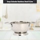 image 3 of Buckingham Hemisphere Colander / Strainer Stainless Steel 5 Litre / 27 cm