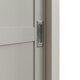 image 3 of Faire 120cm Sliding Combination Wardrobe in Dove Grey with Oak Top Grey