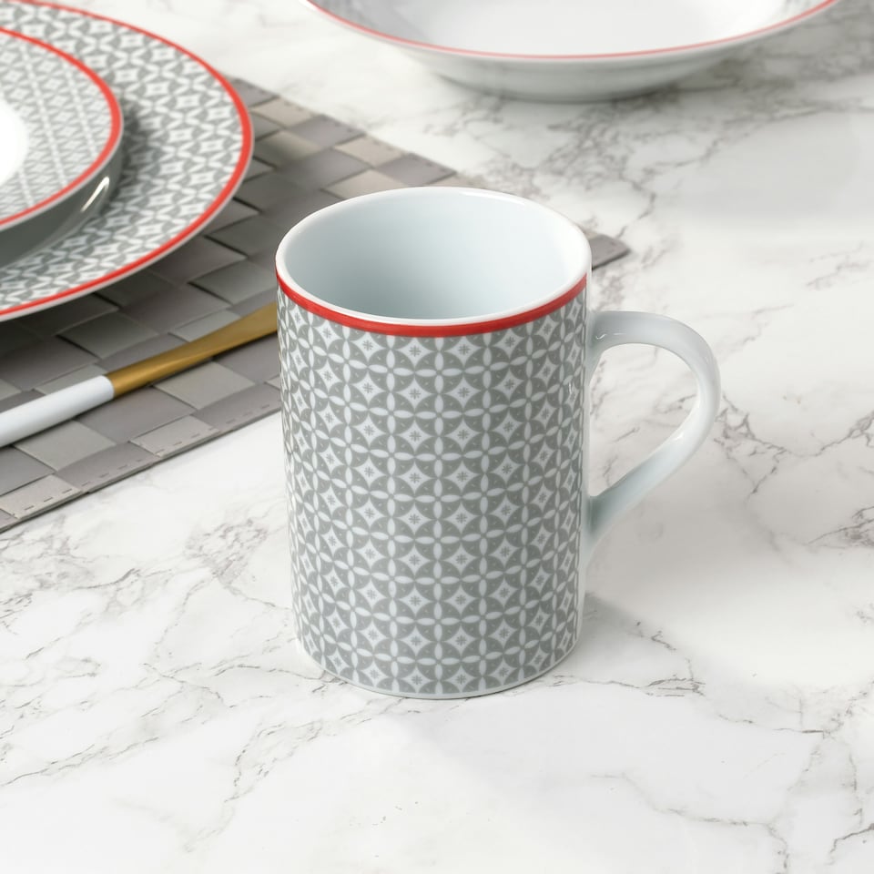 image 1 of 24pc Graphite Grey Dinner Set