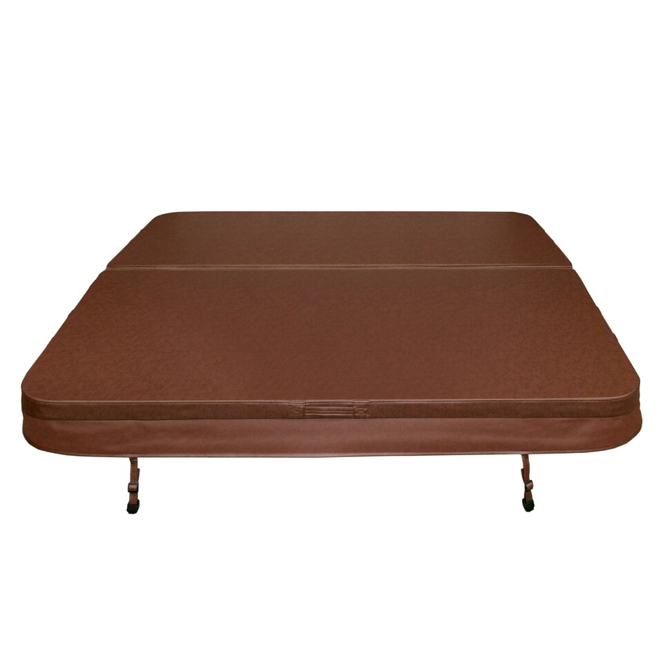 image 1 of 2.1m Hot Tub Spa Cover – Brown Brown