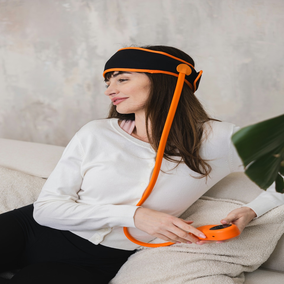 image 1 of Medivon HeadHug Head Massager Black