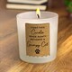 image 3 of Personalised Paw Print Cork Label Candle Jar Clear