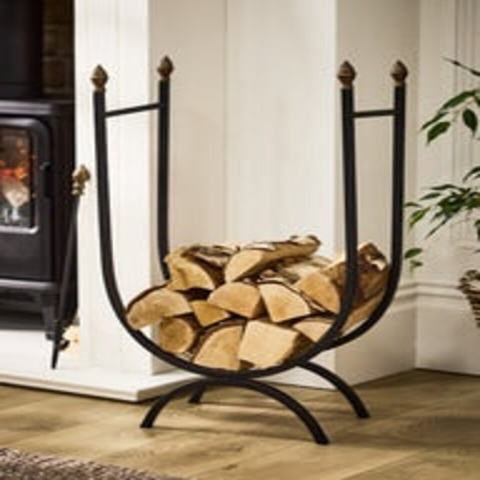 image 1 of Acorn Log Cradle Black