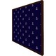 image 3 of White & red anchors on navy (Picture Frame) Grey | S