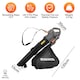 image 4 of Terratek 3000W Corded Leaf Blower & Vacuum | Grey | Grey | 1