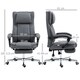 image 7 of HOMCOM Executive Office Chair Reclining Office Chair with Headrest Dark Grey