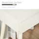 image 6 of HOMCOM Dressing Table Vanity Set Make Up Desk with Mirror & Stool White