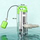 image 5 of Outsunny 1100W Submersible Water Pump for Dirty or Clean Water, Electric Sump Pump with Float Switch, Drain Water from Garden Pond, Hot Tub, Ditches, Portable and Lightweight, Green | Green