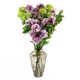 image 1 of 70cm Pink Carnation Display Glass Vase