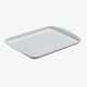image 1 of Zeal Melamine Small Serving Tray, Gingham Pattern, 25 x 19cm, Duck Egg Blue