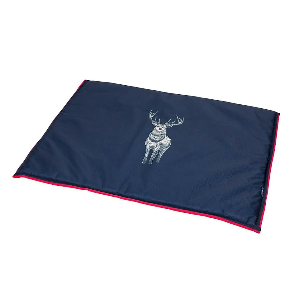 image 1 of House Of Paws Water Resistant Reversible Car Boot Mat - Navy - L-XL