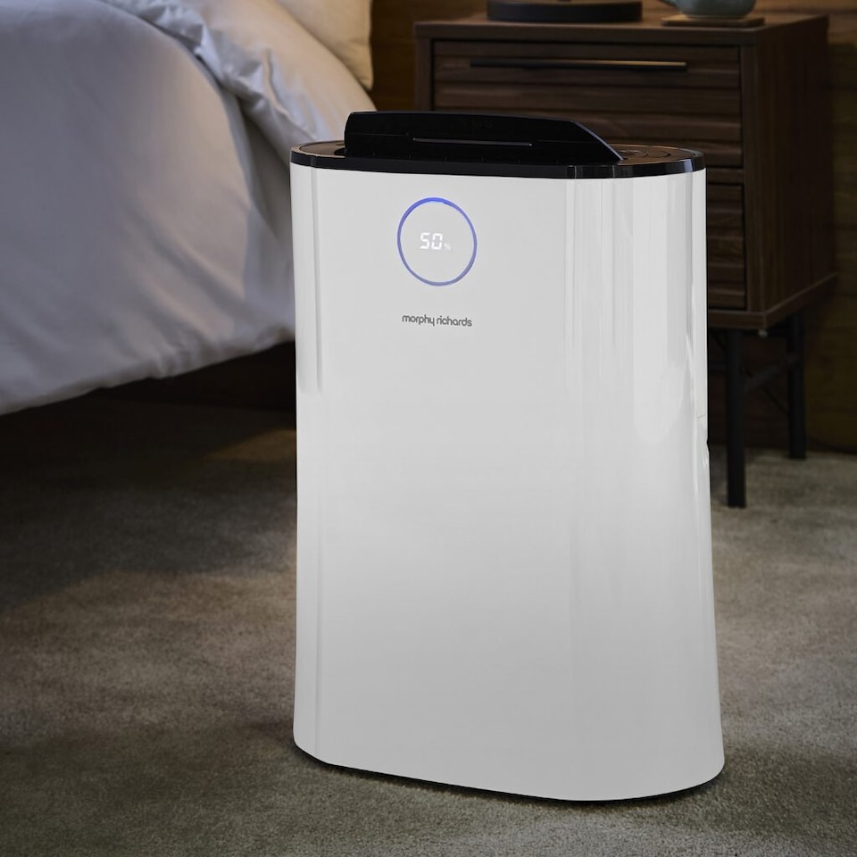 image 1 of MORPHY RICHARDS 12L DEHUMIDIFIER WHITE