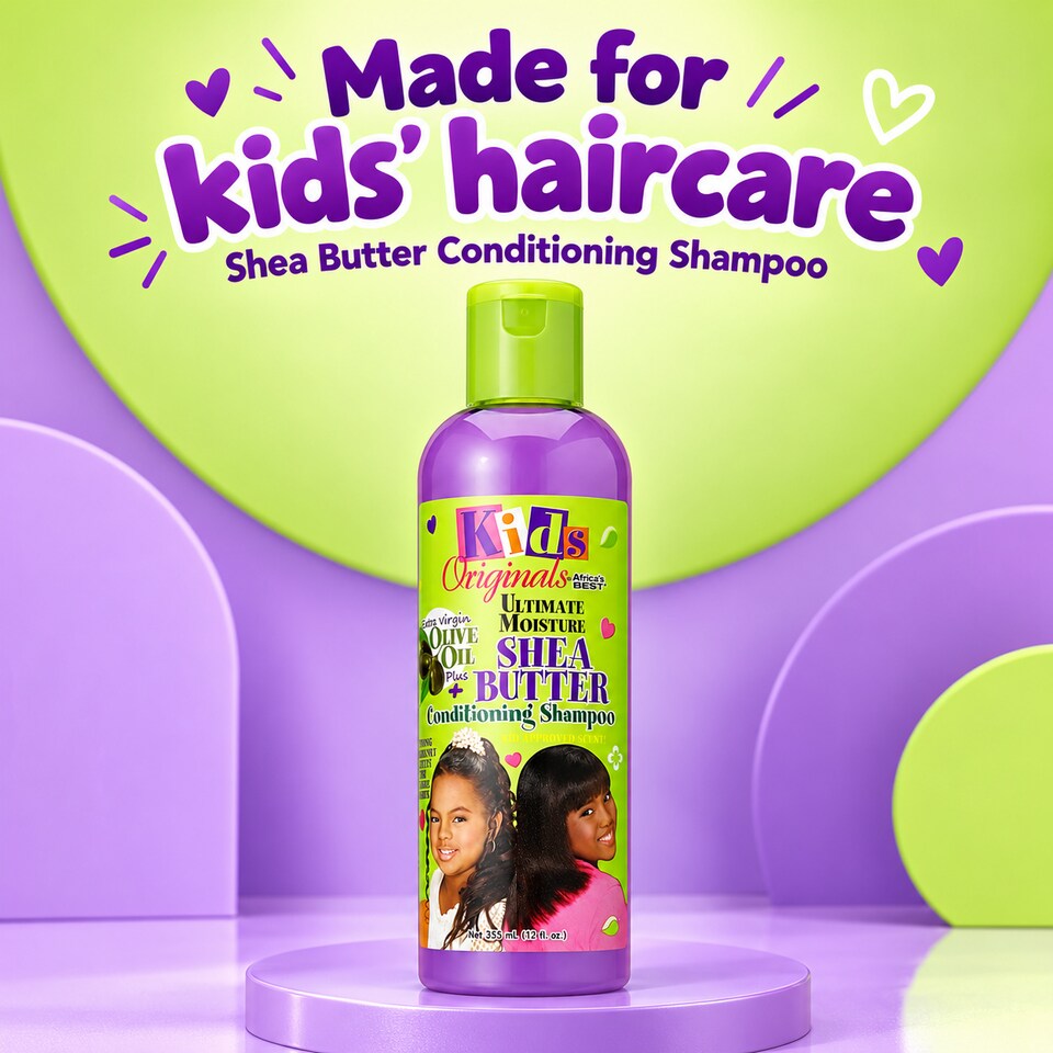 image 1 of Africas Best Kids Organics Shea Butter Conditioning Shampoo | Cream | 355ml | 1