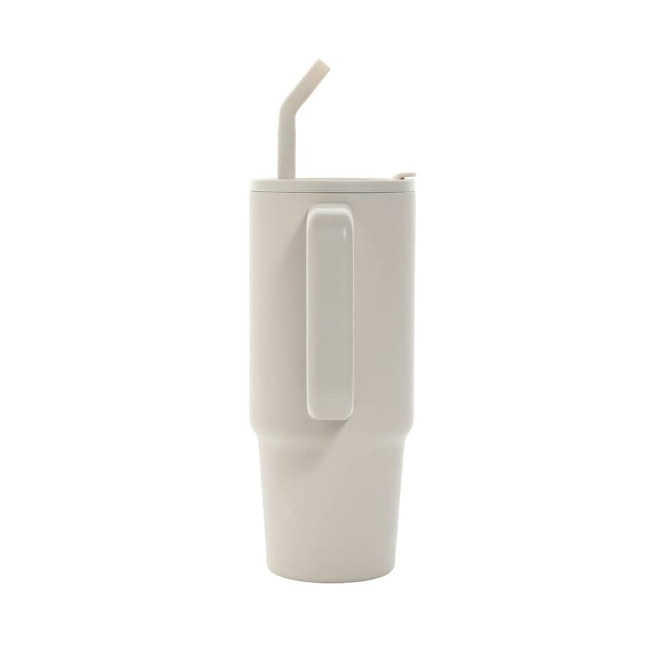 image 1 of XD Collection Embrace Deluxe Recycled Stainless Steel 900ml Tumbler - Beige - One Size