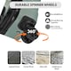 image 7 of ABS Cabin Luggage 40×25×20 Lightweight Carry-On with TSA Lock | Green | Mint Green | Cabin Bag
