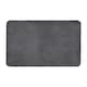image 1 of Deep Pile Microfibre Bath Mat Non-Slip - Charcoal Grey