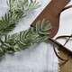 image 2 of Artificial Silver Wattle Leaf - Plastic - L22 x W22 x H73 cm - Green