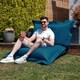 image 2 of icon Bazaar Bag Teal Green Giant Indoor Outdoor Bean Bag Lounger Green