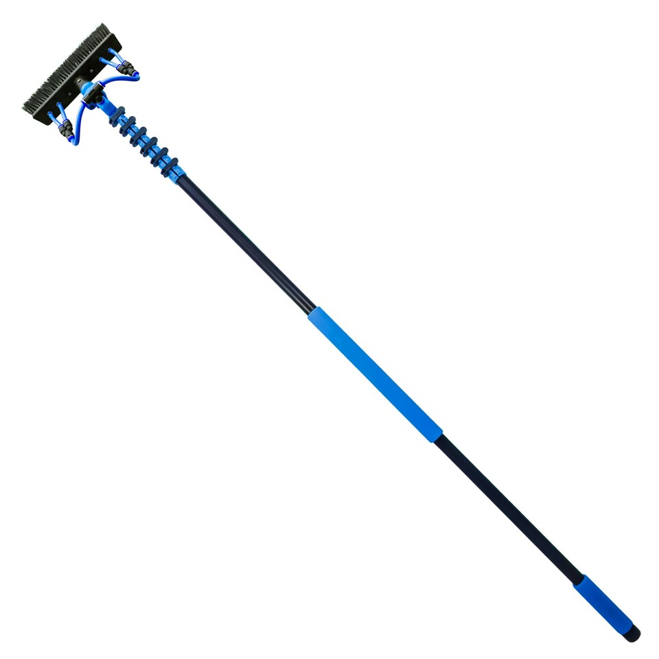 image 1 of Aquaspray® 30ft Water-fed Telescopic Extendable Window Cleaning Pole Black