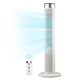 image 1 of PureMate 40-inch Oscillating Tower Fan with Timer, Sleep Mode and Remote Control