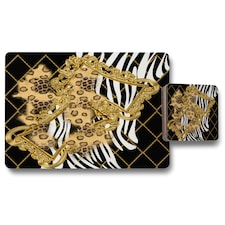 Zebra & Baroque (Placemat & Coaster Set)