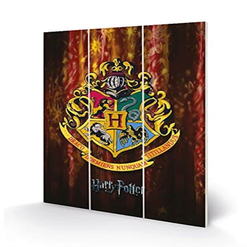 HARRY POTTER (HOGWARTS CREST) MICRO WOOD - WOOD PANEL