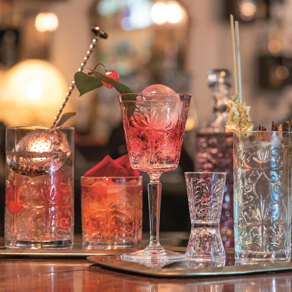 image 1 of RCR Crystal 4 Piece Mixology Whisky Glass Set - 340ml