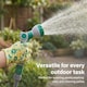 image 3 of Wall Mounted Garden Hose Reel Retractable Pipe Auto Rewind System 180 Degrees Swivel 30m