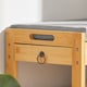image 6 of SoBuy FSR49-N,Compact Bamboo Shoe Storage Bench with Cushion and Drawer