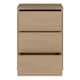 image 6 of Alice Springs Bedside Cabinet with 3 Drawers Push-to-Open in Elegancia Oak