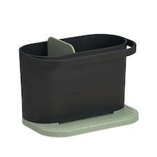 ReBorn Recycled Sink Tidy Green | Sage Green & Charcoal Grey