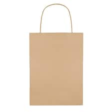 MidOcean Paper Gift Bag - Beige - 30cm x 22cm x 11cm Brown