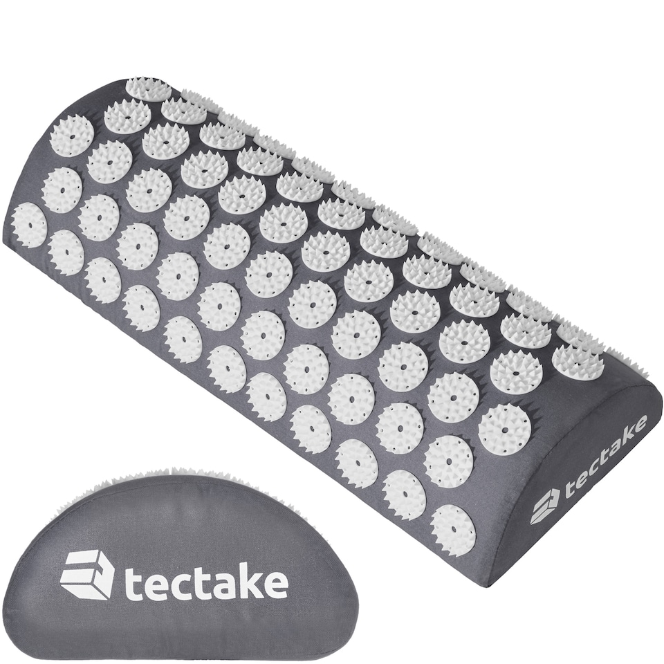 image 1 of Acupressure Mat - muscle tension reliever set with mat, cushion and bag | Grey | grey | 74 x 43 x 2,50 cm | 1