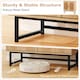 image 4 of COSTWAY Rattan Storage Cabinet 2 Door Buffet Sideboard w/Adjustable Shelf