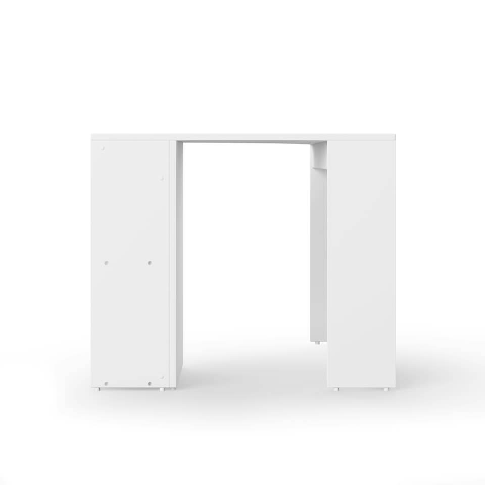 image 1 of Chesil Office Writing Desk White White | White