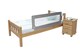 image 6 of Safetots Deluxe Soft Touch Denim Extra Tall Bed Rail, Grey 140cm Wide x 60cm Tall, Toddler Bed Guard For Safety