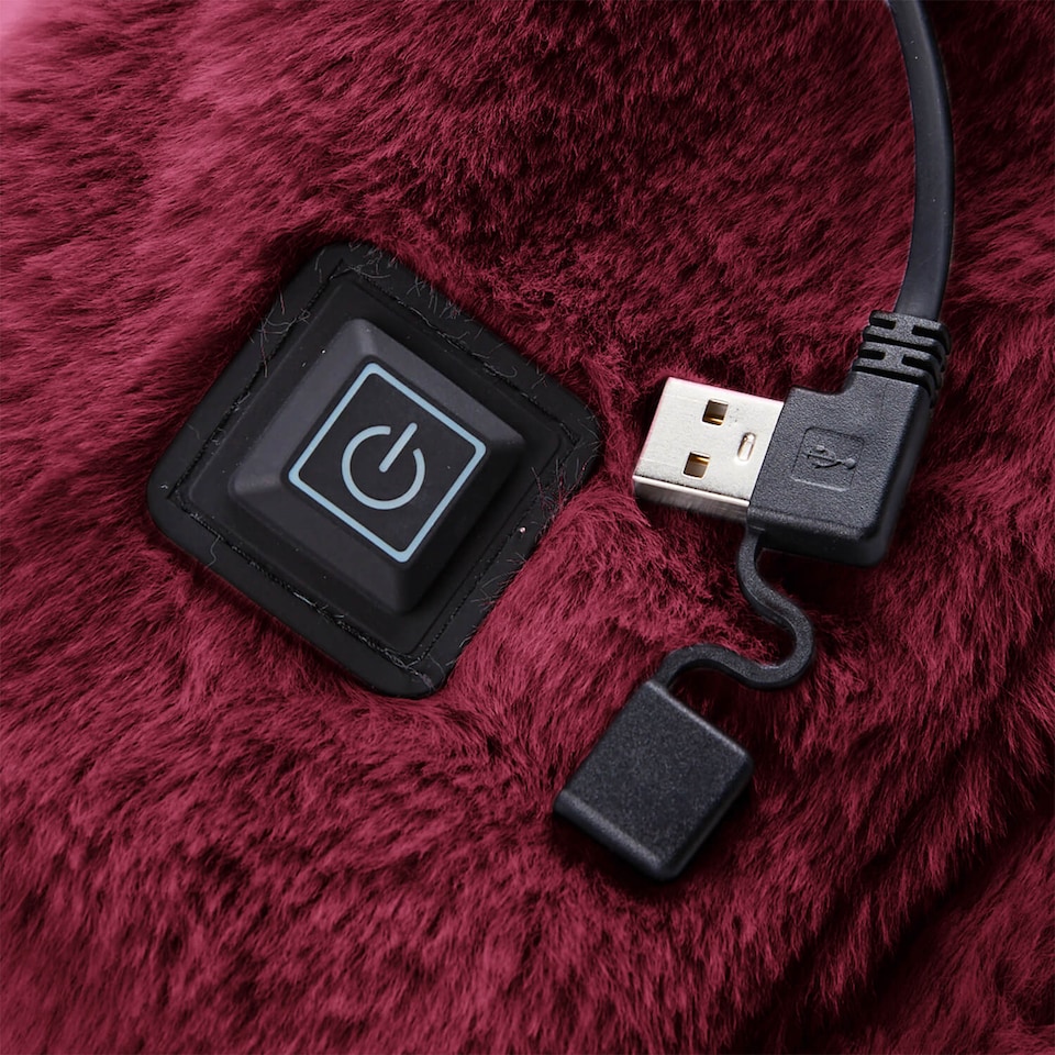 image 1 of Coopers Of Stortford Heated Fleece Scarf Rechargeable 3 Heat Settings